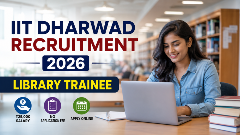 IIT Dharwad Recruitment 2026